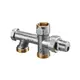 OVENTROP-Uno-Einrohr-Anschlussstueck-mit-stufenlos-einstellbarem-Bypass-und-Absperrung-DN-15-G-3-4-AG-Rohrabstand-50-mm-mit-Isolierverschraubung-fuer-vertauschten-Vor-und-Ruecklauf-1013164 gallery number 1